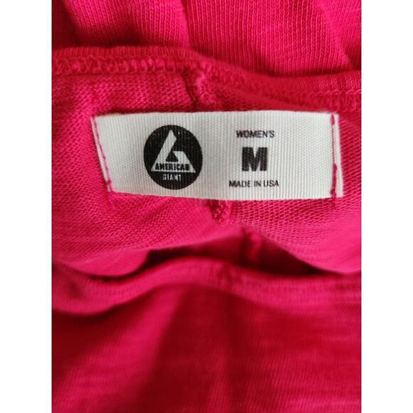 American Giant cotton Maxi t shirt dress sz M side slits USA made beach boho - Picture 4 of 7